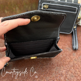 Cassie Checkered Wallet Wristlet - Dixies Western Wear 