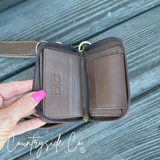 The Saddle Bum Checkered Mini Wallet Keychain - Dixies Western Wear 