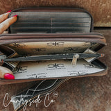 Boot Stitch Leather Purse and Wallet BUNDLE