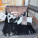Gambler Cowhide Purse and Wallet BUNDLE