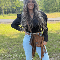 The Showdown Tooled Leather Purse
