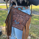 The Showdown Tooled Leather Purse