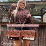 Grace Tooled Leather Purse by Countryside Co.