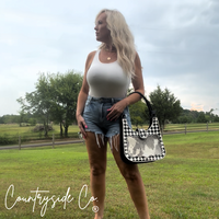 Ranch Glam Cowhide Conceal Carry Purse