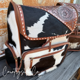 Mesa Cowhide Conceal Carry Backpack Laptop Bag by Countryside Co.
