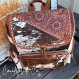 Mesa Cowhide Conceal Carry Backpack Laptop Bag by Countryside Co.