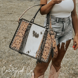 Panhandle Concealed Carry Cowhide Purse and Wallet BUNDLE