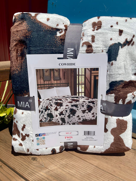 Cowprint Mia Blanket TWIN