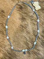 Grey Pearl Necklace