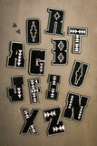 2 FLY DIY PATCH LETTERS *large