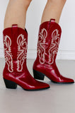 SALE The Pistola Red Cowboy Boot