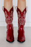 SALE The Pistola Red Cowboy Boot