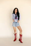 SALE The Pistola Red Cowboy Boot