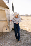 SALE The Alora Top in Silver