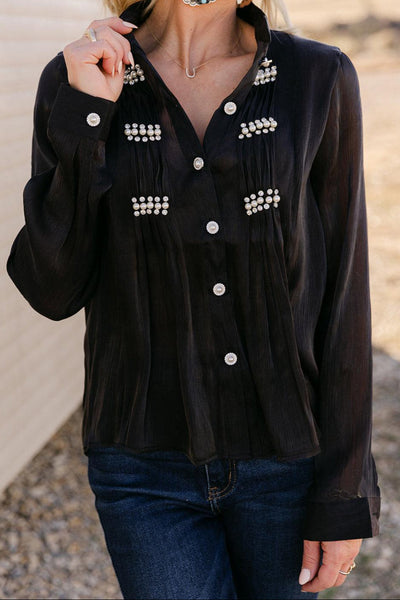 SALE The Lelia Top In Black