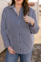 SALE The Emery Top in Navy