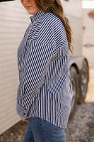 SALE The Emery Top in Navy