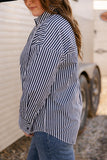 SALE The Emery Top in Navy