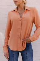 SALE The Shea Staple Top in Mango