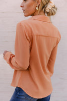 SALE The Shea Staple Top in Mango