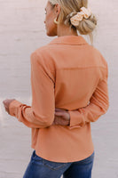 SALE The Shea Staple Top in Mango