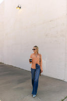 SALE The Shea Staple Top in Mango