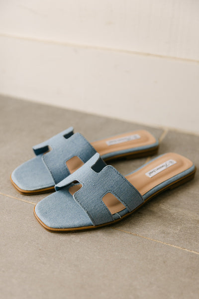 The Alia Denim Sandal