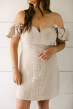 SALE The Daphne Dress in Taupe