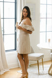 SALE The Daphne Dress in Taupe