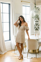 SALE The Daphne Dress in Taupe