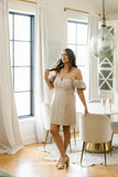 SALE The Daphne Dress in Taupe