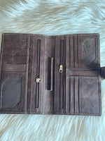 Cowhide Clutch Wallet
