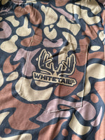 New !!! Whitetail Co. Old Dark Camo Faded Pocket Tee