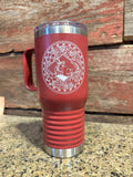 Breakaway Roper 20 oz coffee mug White Outline