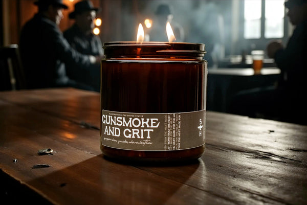 GUNSMOKE & GRIT - Gunpowder, Clove & Leather