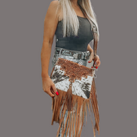 Fort Worth Cowhide Crossbody
