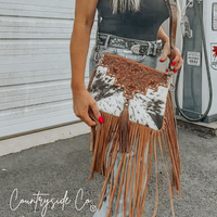 Fort Worth Cowhide Crossbody