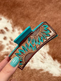 Leather Claw Clips