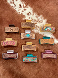 Leather Claw Clips