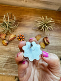 Orange Spiny Oyster Cluster Earrings – One-of-a-Kind Statement Pair in Sterling Silver