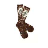 Fringe Bucking Brown Performance Socks