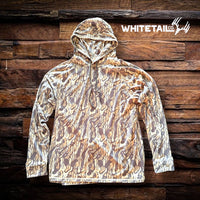 New !!! Whitetail Co. RUT Lightweight Hoodie Faded Old Tree Bark