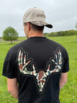 New Whitetail Co. Old Camo Skull Tee
