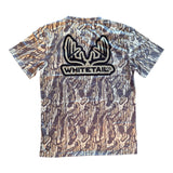 New !!! Whitetail Co. Old Tree Bark Camo Faded Pocket Tee