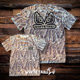 New !!! Whitetail Co. Old Tree Bark Camo Faded Pocket Tee
