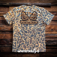 New !!! Whitetail Co. Old Duck Camo Faded Pocket Tee