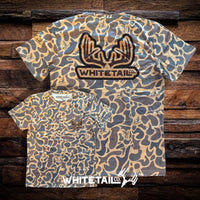 New !!! Whitetail Co. Old Duck Camo Faded Pocket Tee