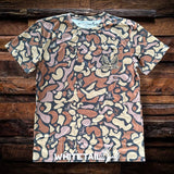 New !!! Whitetail Co. Old Dark Camo Faded Pocket Tee
