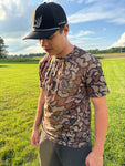 New !!! Whitetail Co. Old Dark Duck Camo Faded Pocket Tee
