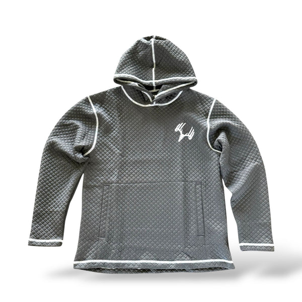 New Whitetail Co. Rut Line Waffle Hoodie Black